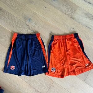 Auburn Tigers Under Armour Tech Vent Shorts - Navy and Orange (2 pair) Large